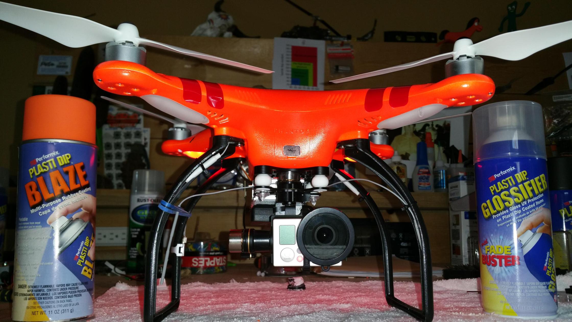 Quadcopter in plastidip